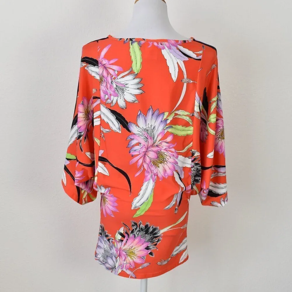 Trina Turk Shangri La Floral Tunic Swim Cover-Up - XS - Picture 6 of 9